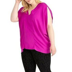 Rachel Rachel Roy Plus Rima Sleeveless Top 1X